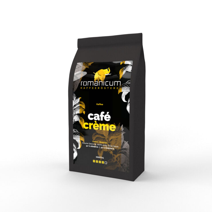 Ein neues Etikett für die berühmte Kaffeerösterei Romanicum