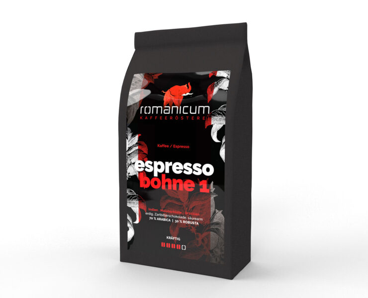 Ein neues Etikett für die berühmte Kaffeerösterei Romanicum