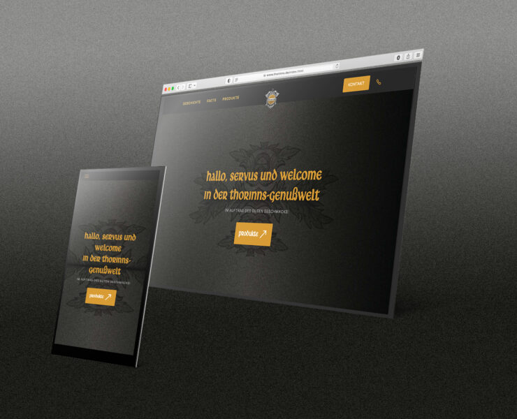 Webdesign für Thorinns. Der Met aus dem Inntal