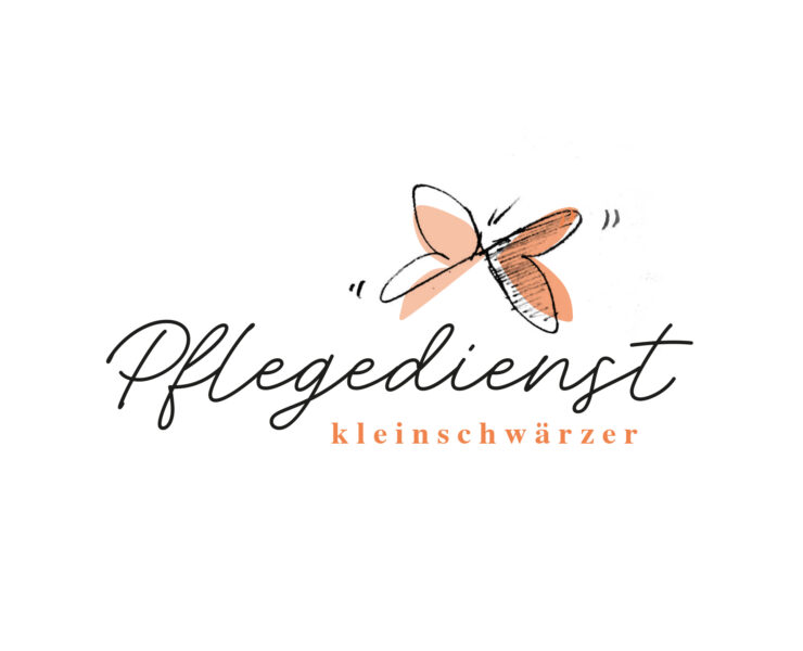 Lockeres Logodesign für die Pflege