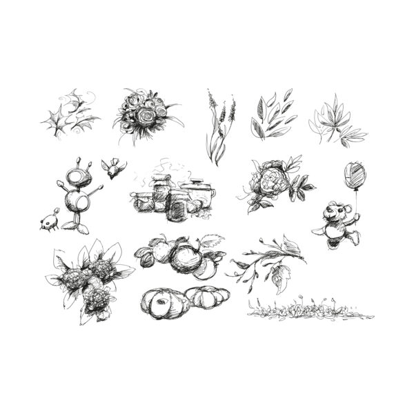 Herbstillustrationen für die Gemeindezeitung