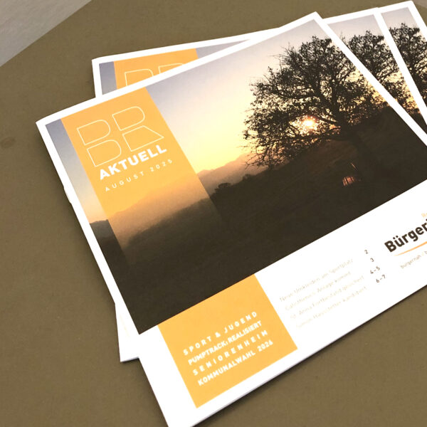 Das Titelblatt der Bürgerinfo des Bürgerblocks Rohrdorf