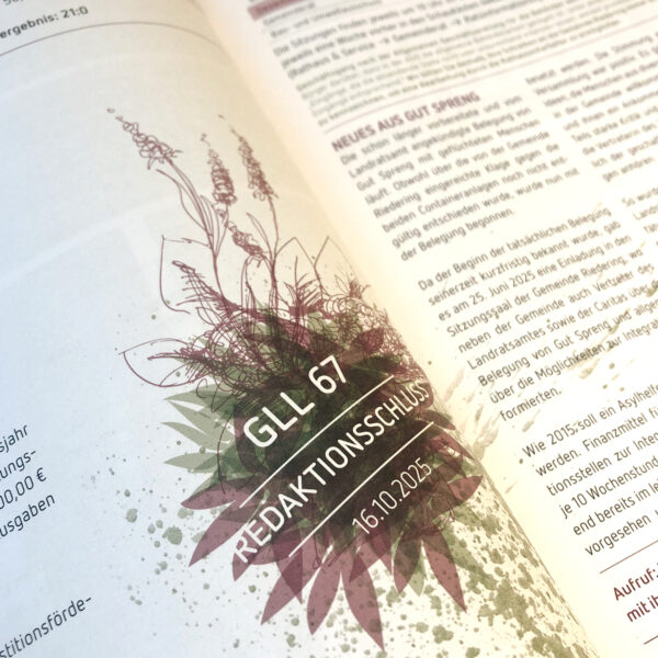 ein Ausschnitt aus der Gemeindezeitung Riedering