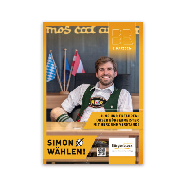 Das Siegerplakat für die Gemeinde Rohrdorf